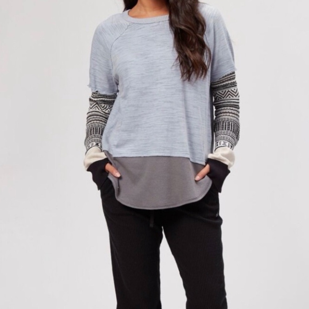 FREE PEOPLE JORDAN KNIT TEE
